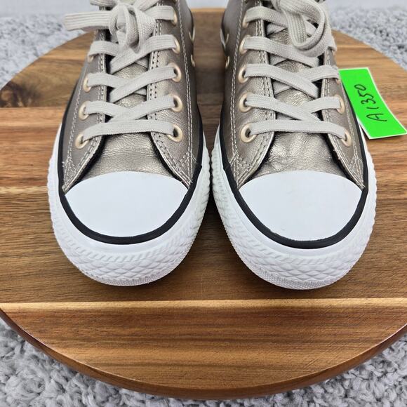 Converse CTAS Chuck All Star Low Ox Metallic Gray Y2K Casual Sneakers Womens 7 - Picture 5 of 12